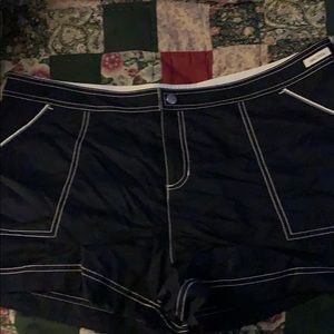 Nautica navy blue nylon shorts xl